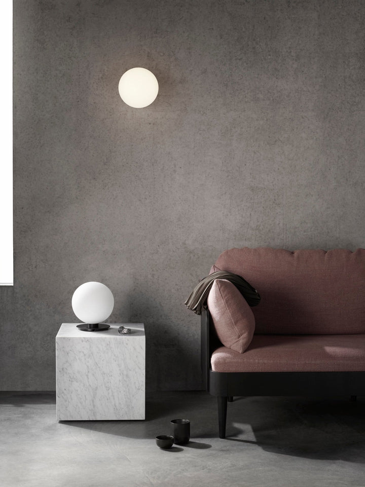 Plinth - Audo Copenhagen - Tables + Desks - Tall - Calacatta Viola Marble - HORNE