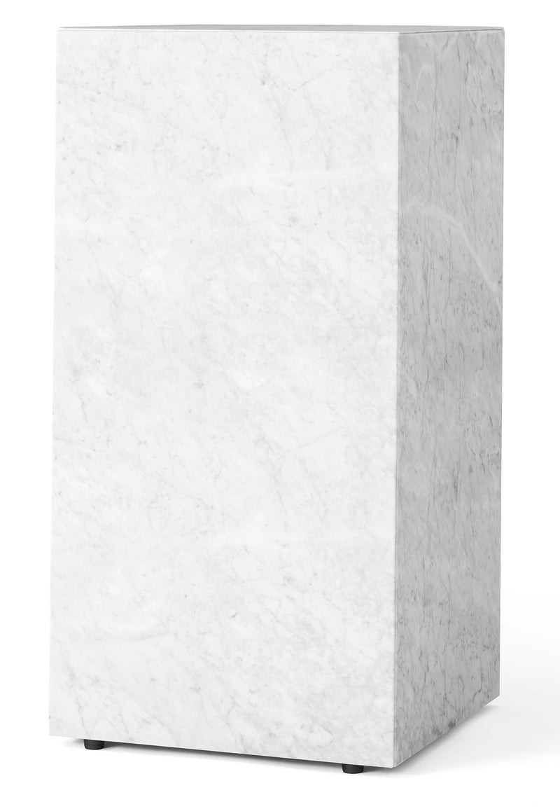 Plinth - Audo Copenhagen - Tables + Desks - Tall - Calacatta Viola Marble - HORNE