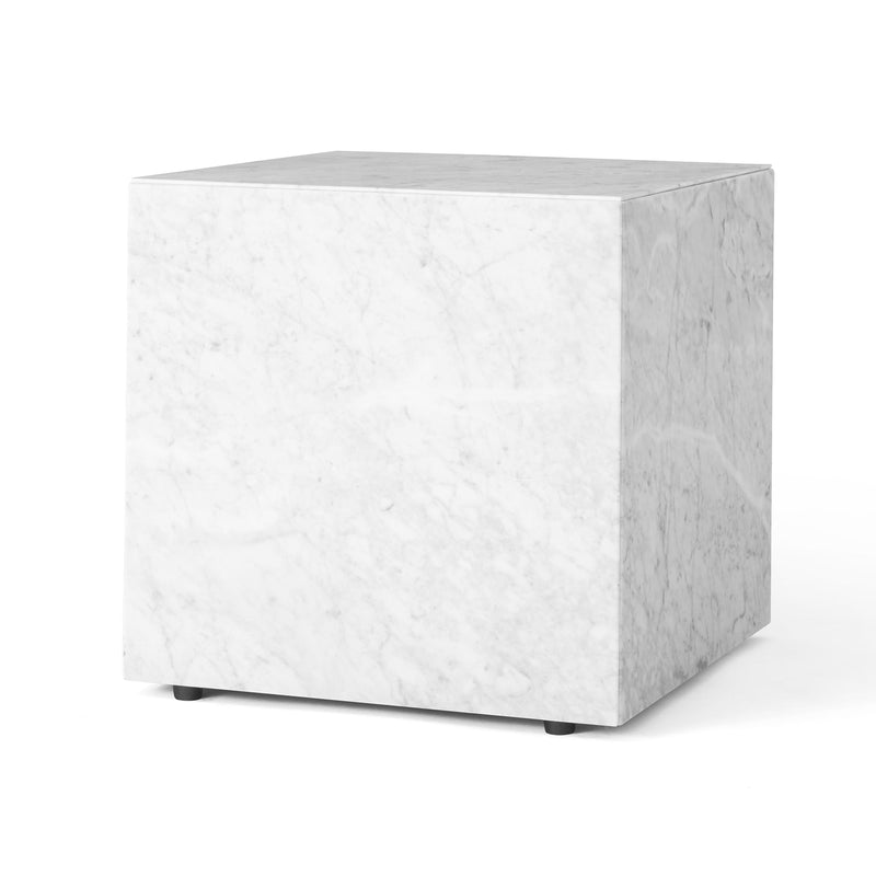 Plinth - Audo Copenhagen - Tables + Desks - Tall - Calacatta Viola Marble - HORNE