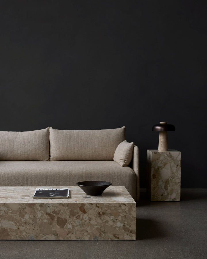 Plinth - Audo Copenhagen - Tables + Desks - Tall - Calacatta Viola Marble - HORNE