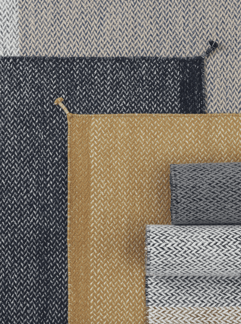 Ply Rug - Muuto - Rugs - Small - Black - White - HORNE