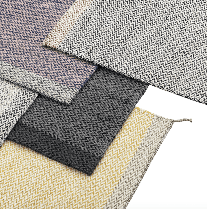 Ply Rug - Muuto - Rugs - Small - Black - White - HORNE