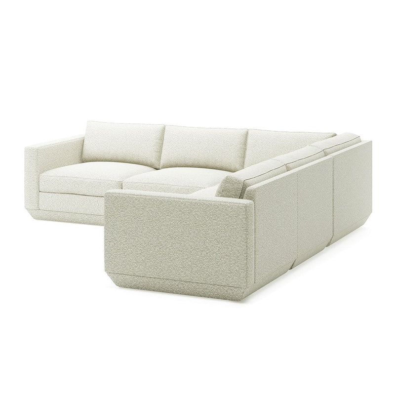 Podium Corner Sectional: 5 - Seater - Gus* Modern - Sofas - Bayview Silver - HORNE