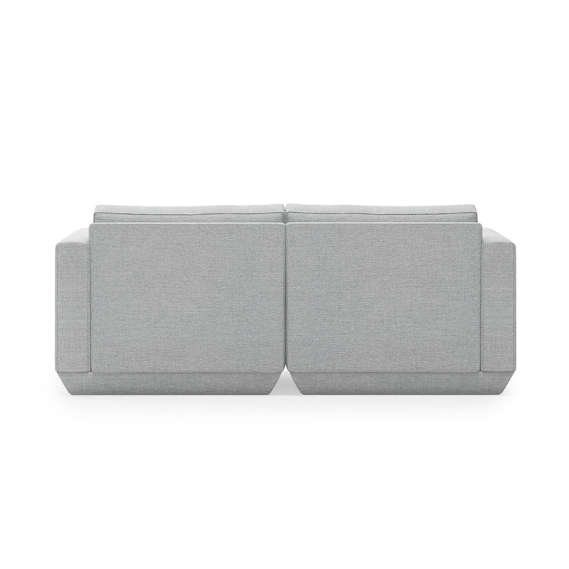 Podium Sofa: 2 - Seater - Gus* Modern - Sofas - Bayview Silver - HORNE
