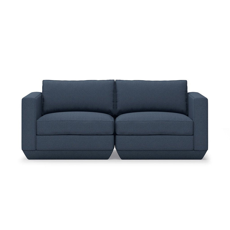 Podium Sofa: 2 - Seater - Gus* Modern - Sofas - Bayview Silver - HORNE