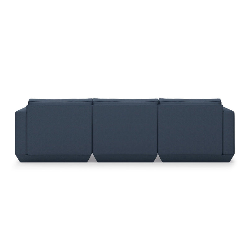 Podium Sofa: 3 - Seater - Gus* Modern - Sofas - Bayview Silver - HORNE