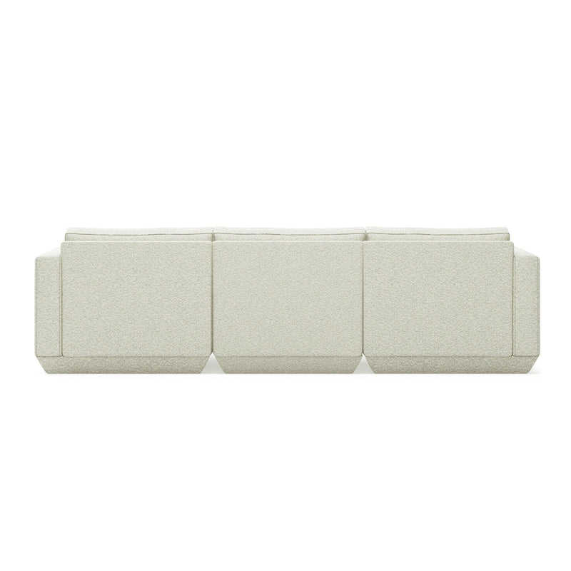 Podium Sofa: 3 - Seater - Gus* Modern - Sofas - Bayview Silver - HORNE