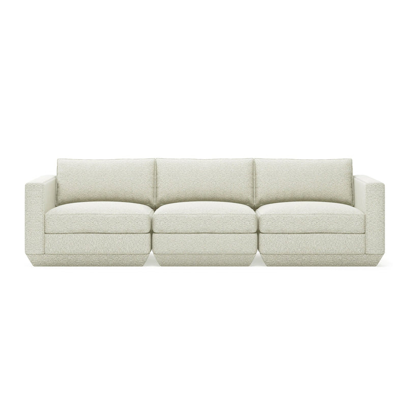 Podium Sofa: 3 - Seater - Gus* Modern - Sofas - Bayview Silver - HORNE