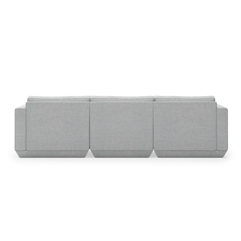 Podium Sofa: 3 - Seater - Gus* Modern - Sofas - Bayview Silver - HORNE