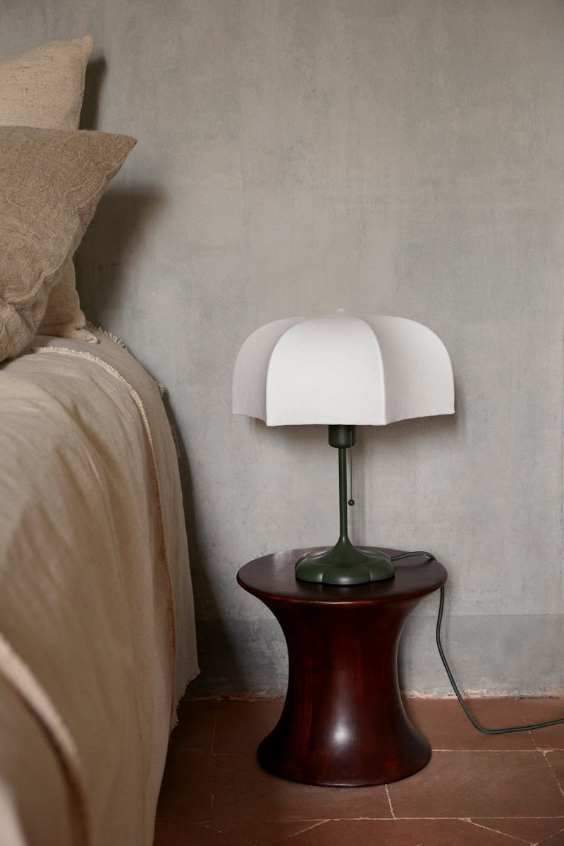Poem Table Lamp - Ferm Living - Tables + Desks - White/ Cashmere - HORNE