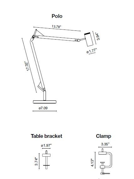 Polo Clamp Lamp