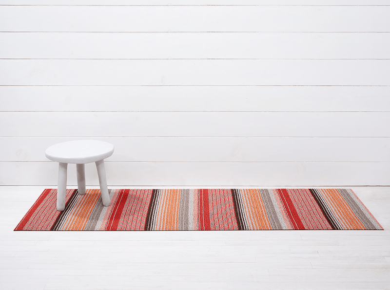Pop Stripe Shag Rug - Chilewich - Rugs - Doormat - Multi - HORNE
