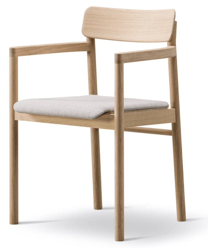 Post Chair - Upholstered Lacquered Oak - Fredericia - Chairs - HORNE