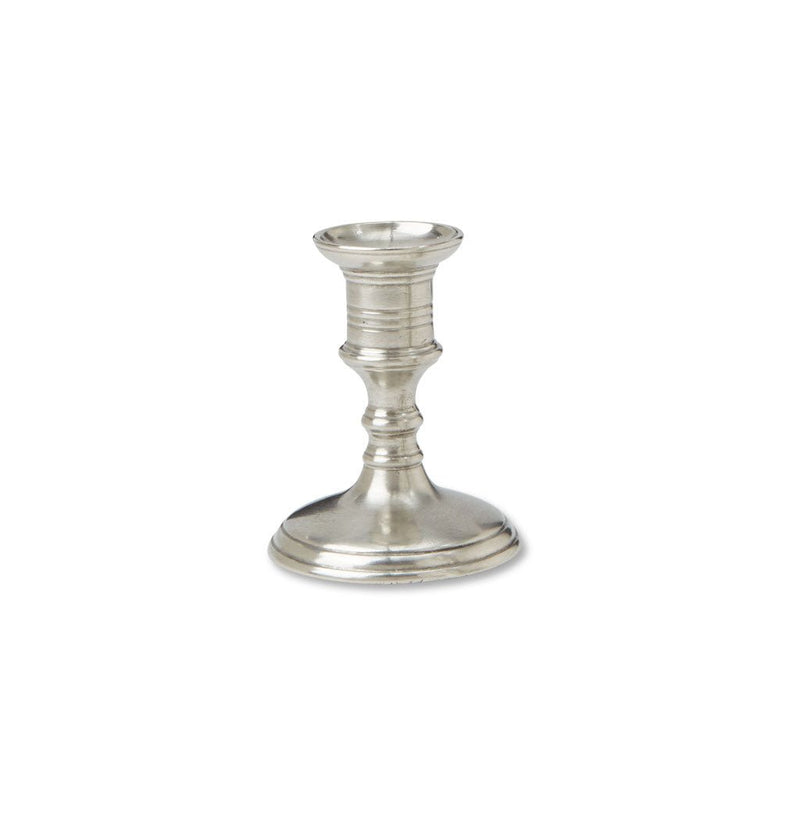 Prato Candlestick - Small - Match Pewter - Candle Holders - HORNE