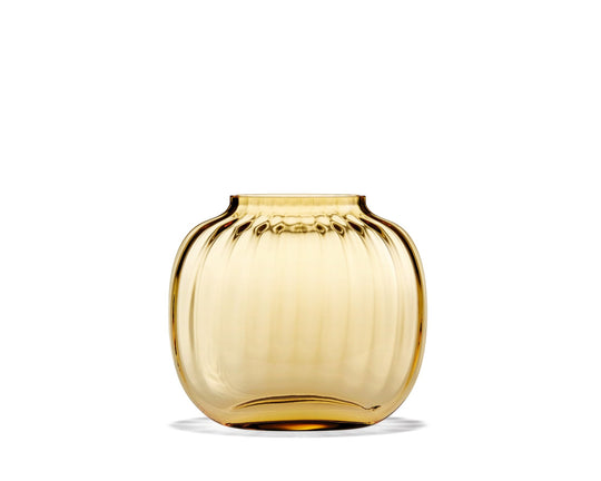 Primula Oval Vase - Amber - Holmegaard - Vases - HORNE