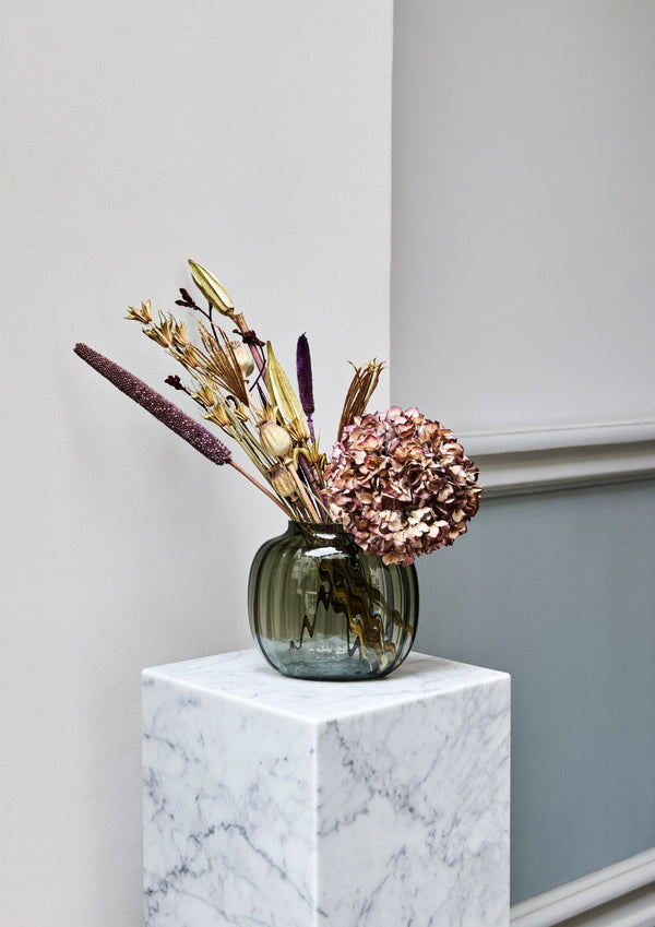 Primula Oval Vase - Smoke - Holmegaard - Vases - HORNE