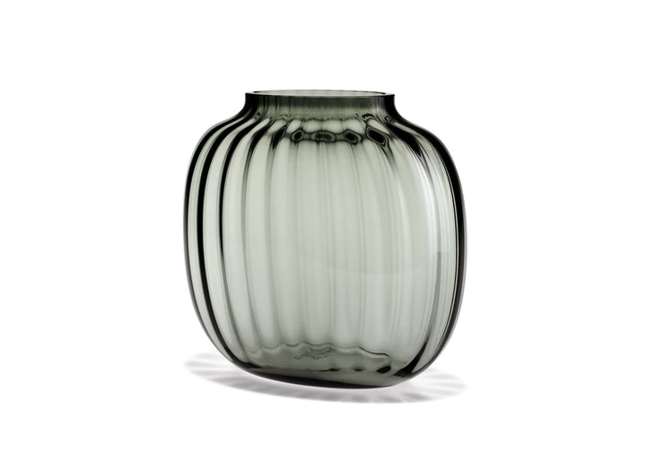 Primula Oval Vase - Smoke - Holmegaard - Vases - HORNE