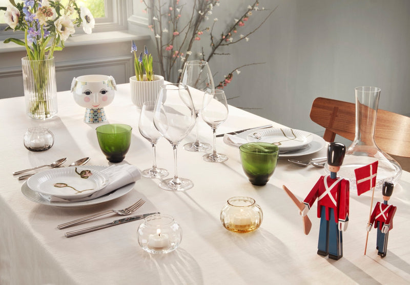 Primula Tealight Holder - Holmegaard - Candle Holders - Clear - HORNE