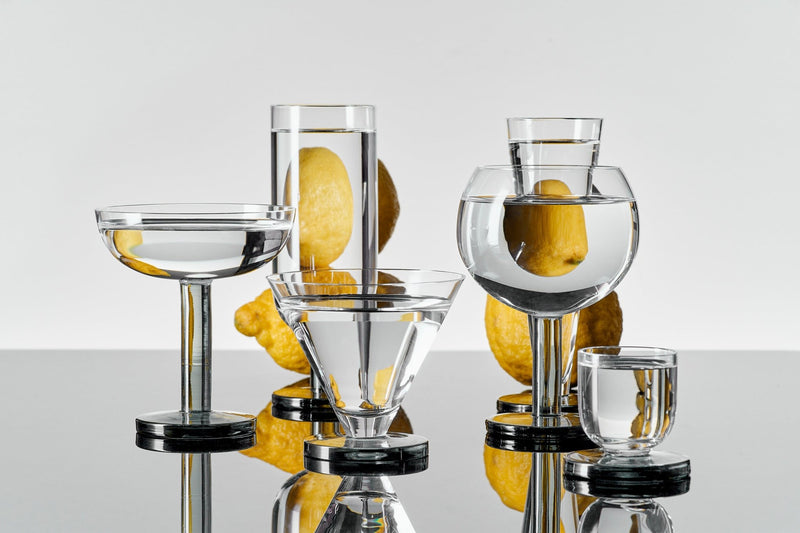 Puck Cocktail Glass - Set of 2 - Tom Dixon - Beer + Cocktail Glasses - HORNE