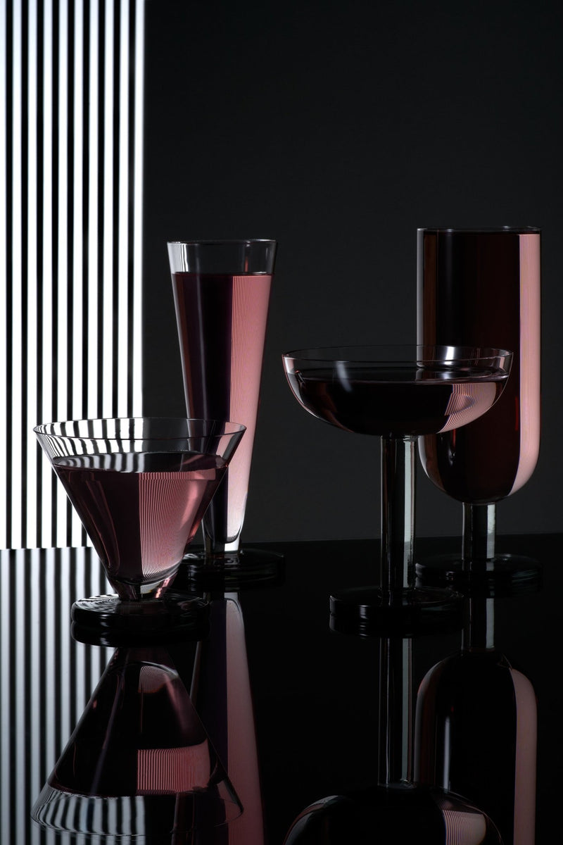 Puck Cocktail Glass - Set of 2 - Tom Dixon - Beer + Cocktail Glasses - HORNE