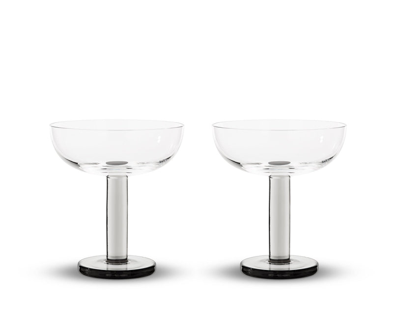 Puck Coupe Glass - Set of 2 - Tom Dixon - Beer + Cocktail Glasses - HORNE