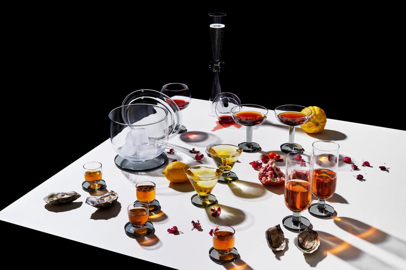 Puck Flute Glass - Set of 2 - Tom Dixon - Beer + Cocktail Glasses - HORNE