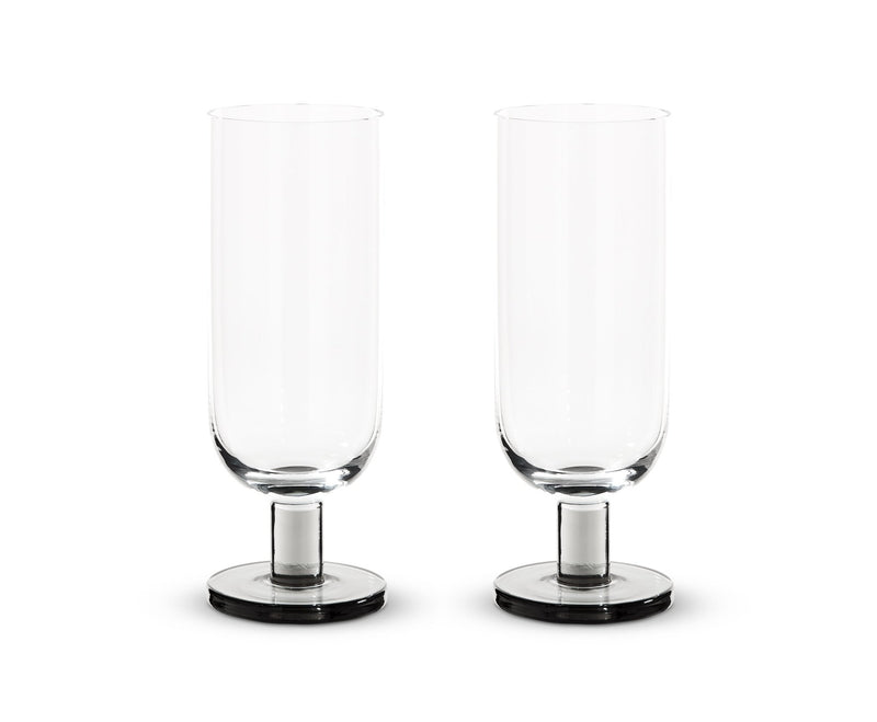 Puck Highball Glass - Set of 2 - Tom Dixon - Beer + Cocktail Glasses - HORNE