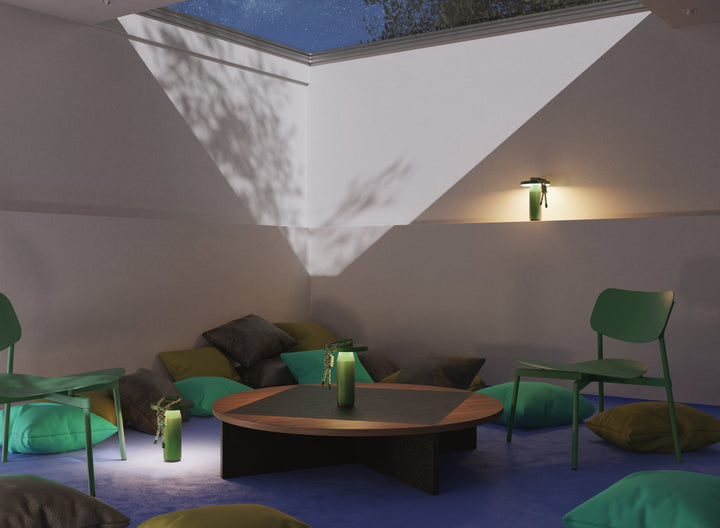 Quasar Portable Lamp - Petite Friture - Outdoor Lights - Emerald Green - HORNE