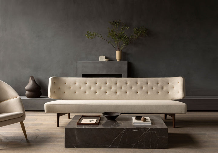 Radiohus Sofa - 3 Seater - Audo Copenhagen - Sofas - Natural Oak - Dakar Leather - 0250 Cognac - HORNE
