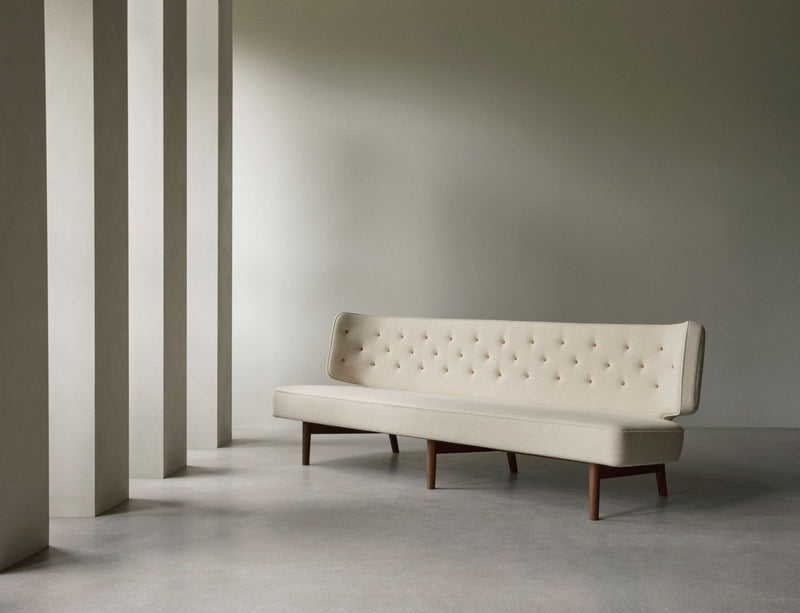 Radiohus Sofa - 3 Seater - Audo Copenhagen Sofas - Natural Oak - Dakar Leather - 0250 Cognac - HORNE