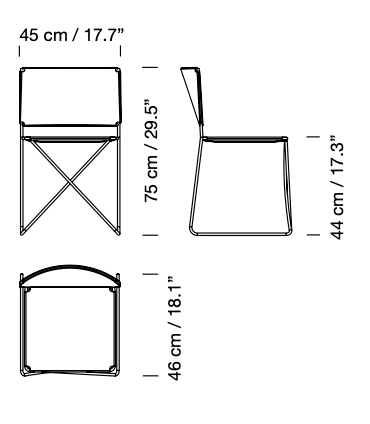 Ramón Chair - Set of 4 - Santa & Cole - Chairs - Natural - HORNE