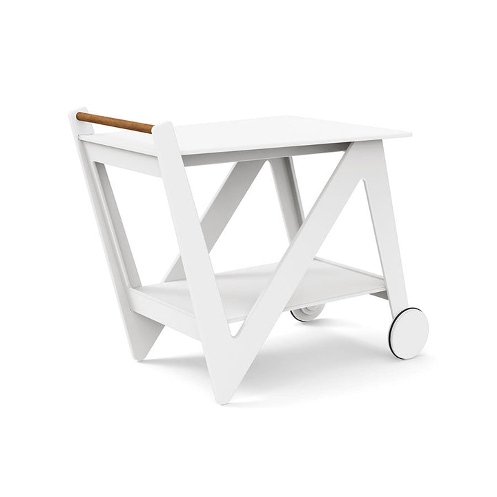 Rapson Bar Cart - Loll Designs - Outdoor Furniture - Cloud White - HORNE