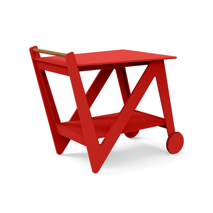 Rapson Bar Cart - Loll Designs - Outdoor Furniture - Apple Red - HORNE
