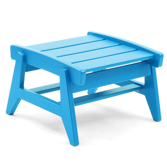 Rapson Ottoman - Loll Designs - Stools + Benches + Ottomans - Sky Blue - HORNE