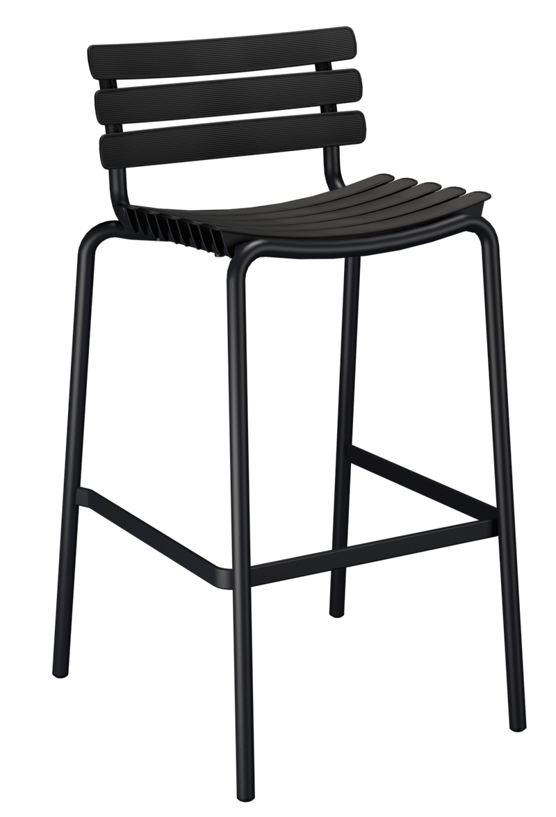 ReCLIPS Outdoor Bar Chair - HOUE - Outdoor Furniture - Black - HORNE