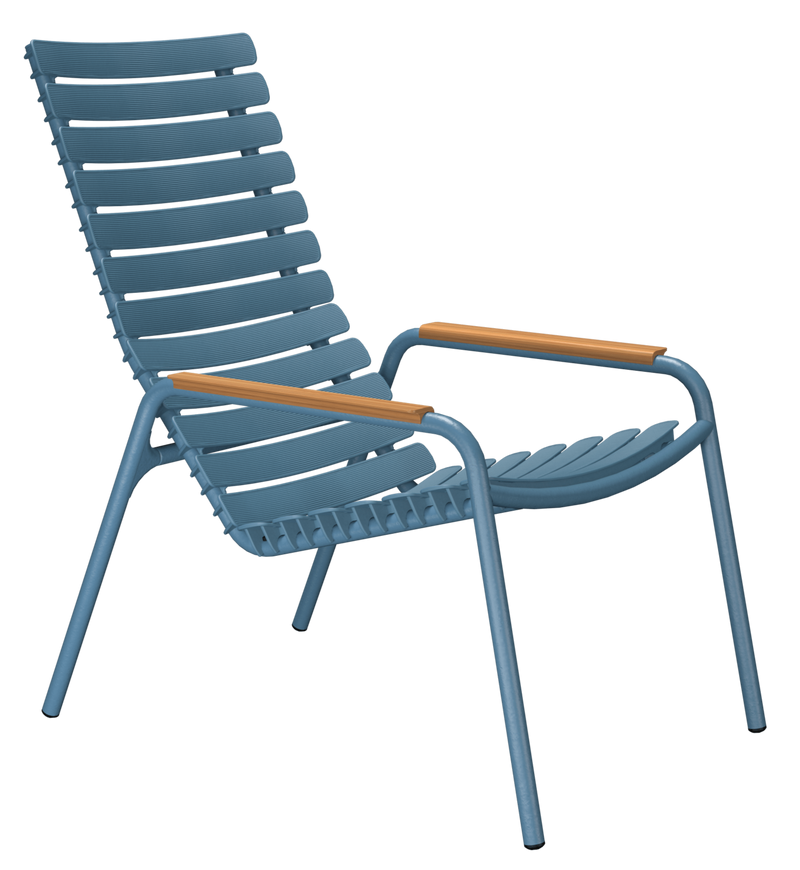 ReCLIPS Outdoor Lounge Chair - HOUE - Outdoor Furniture - Sky Blue - Bamboo - HORNE