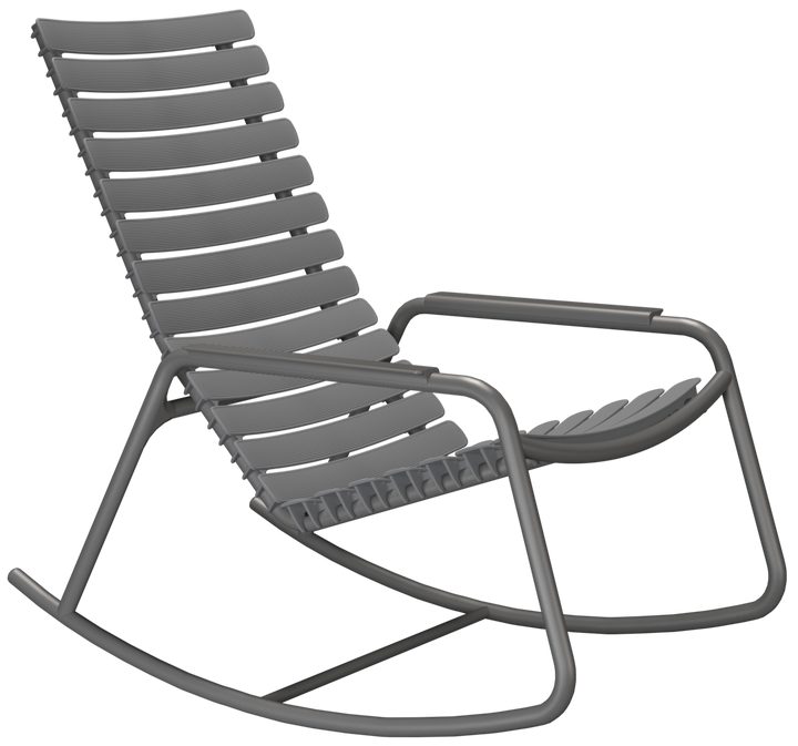 ReCLIPS Outdoor Rocking Chair - HOUE - Outdoor Furniture - Dark Grey - Aluminum - HORNE