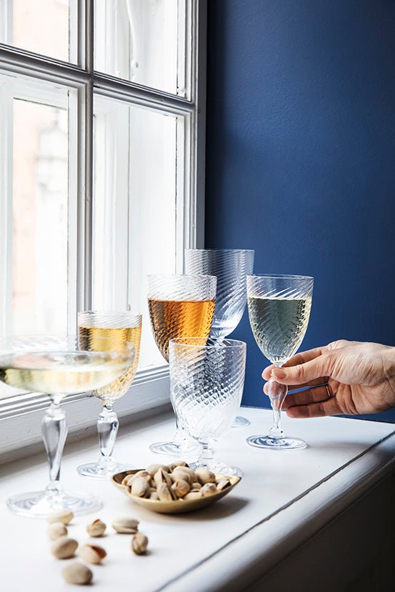 Regina White Wine Glass - Holmegaard - Wine + Champagne Glasses - HORNE