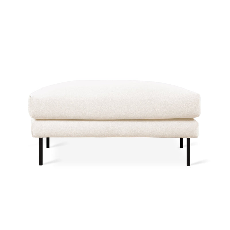 Renfrew Ottoman - Gus* Modern - Stools + Benches + Ottomans - Merino Cream - HORNE
