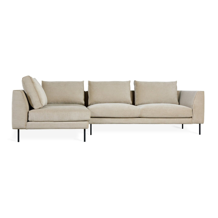 Renfrew Sectional - Gus* Modern - Sofas - Left Facing - Mersey Caribou - HORNE