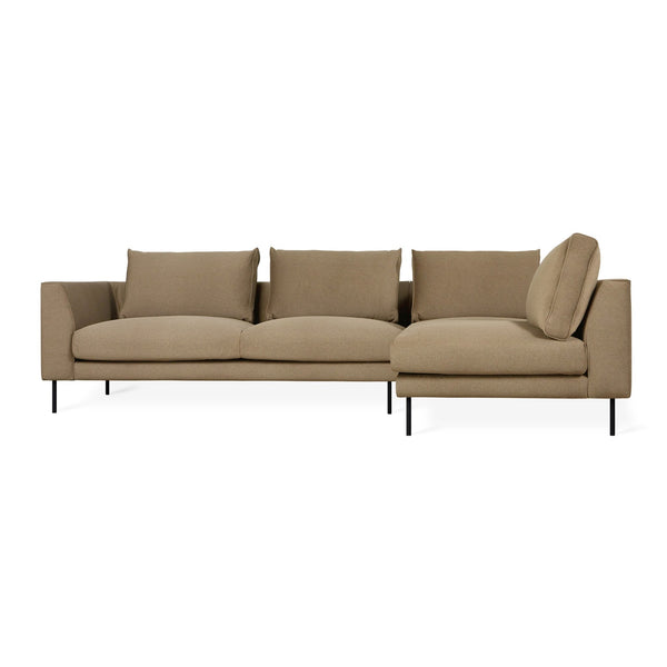 Renfrew Sectional - Gus* Modern - Sofas - Right Facing - Merino Mocha - HORNE