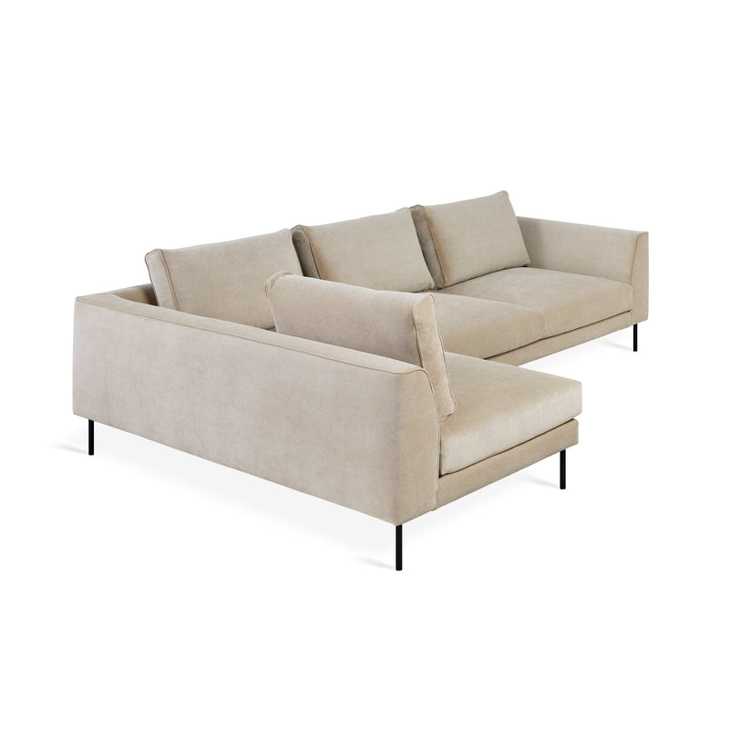 Renfrew Sectional - Gus* Modern - Sofas - Right Facing - Merino Cream - HORNE