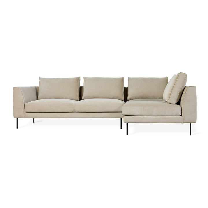 Renfrew Sectional - Gus* Modern - Sofas - Right Facing - Mersey Caribou - HORNE