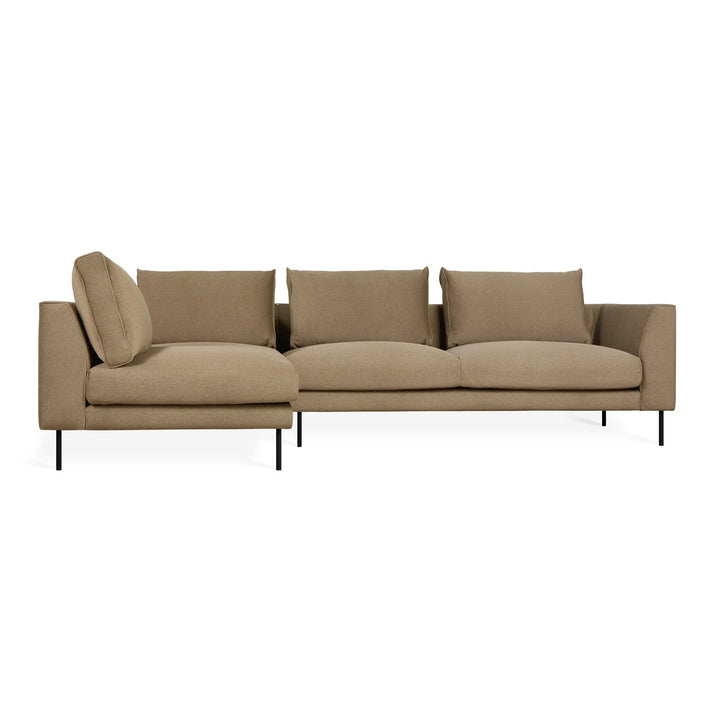 Renfrew Sectional - Gus* Modern - Sofas - Left Facing - Merino Mocha - HORNE