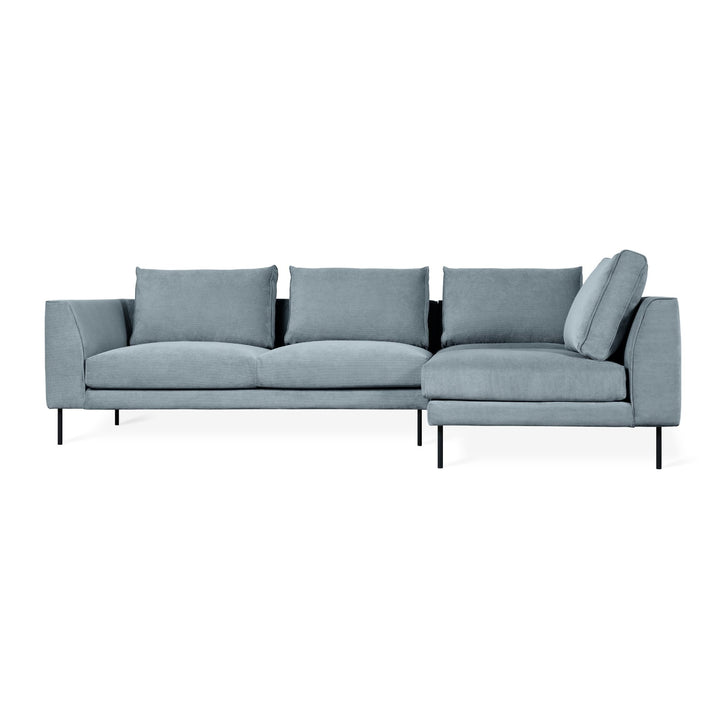 Renfrew Sectional - Gus* Modern - Sofas - Right Facing - Mersey Skyline - HORNE