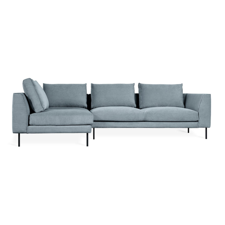 Renfrew Sectional - Gus* Modern - Sofas - Left Facing - Mersey Skyline - HORNE