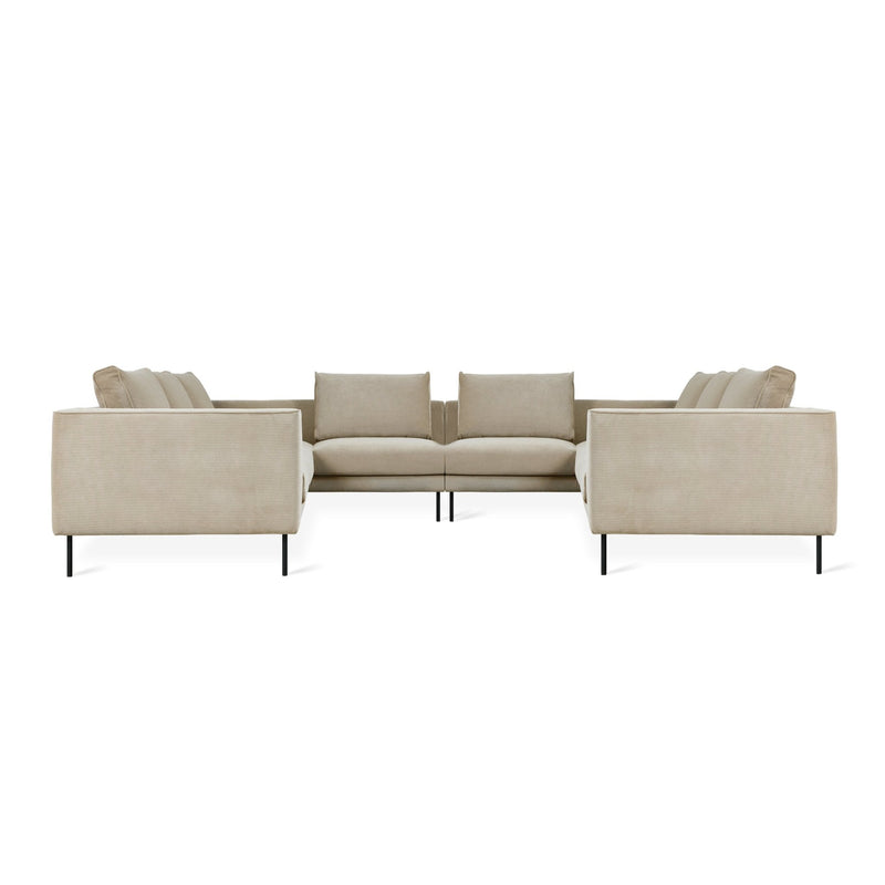 Renfrew U - Shaped Sectional - Gus* Modern - Sofas - Merino Cream - HORNE