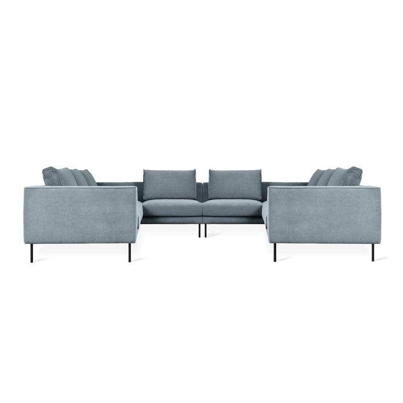 Renfrew U - Shaped Sectional - Gus* Modern - Sofas - Merino Cream - HORNE