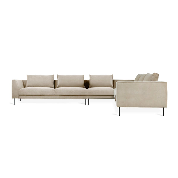 Renfrew XL Sectional - Gus* Modern - Sofas - Right Facing - Mersey Caribou - HORNE