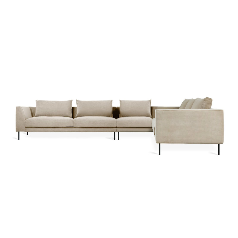 Renfrew XL Sectional - Gus* Modern - Sofas - Right Facing - Merino Cream - HORNE